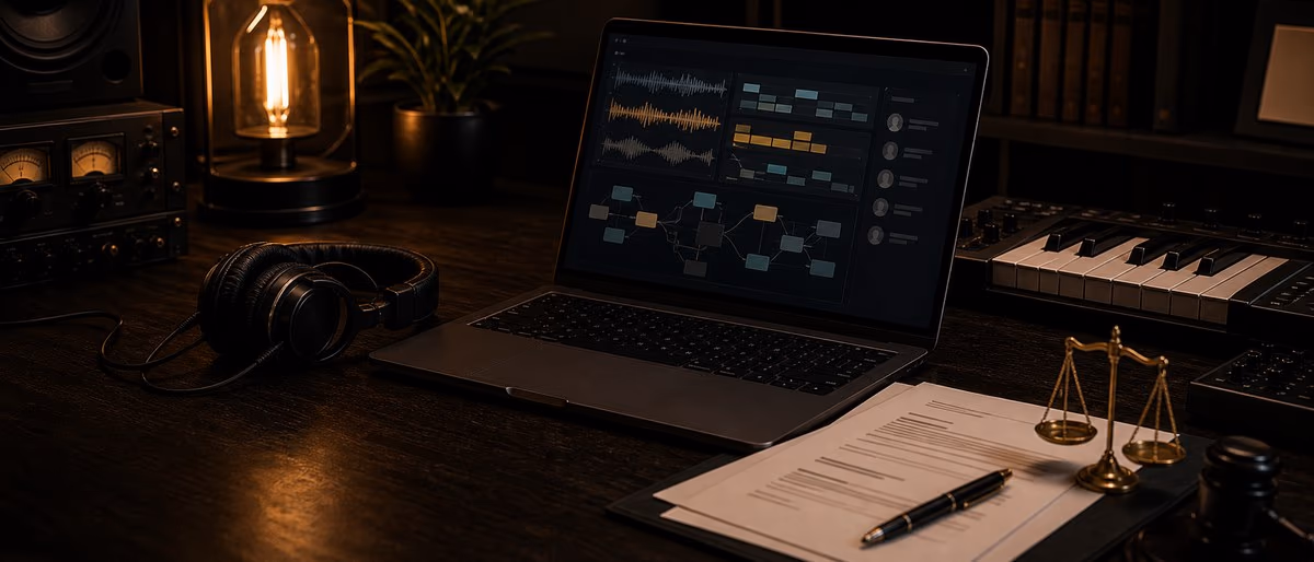 Gids: AI-muziekgeneratieve tools: checklist voor auteursrechten en contracten 2027