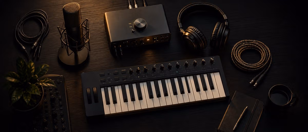 Music Production Equipment Guide: MIDI, Monitors, Microphones (2026)