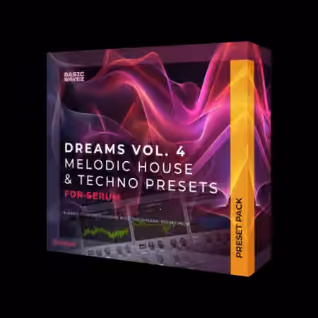 Basic Wavez Dreams Vol.4 Melodic House and Techno Presets for Serum (Platinum) [WAV, MiDi, Synth Presets]